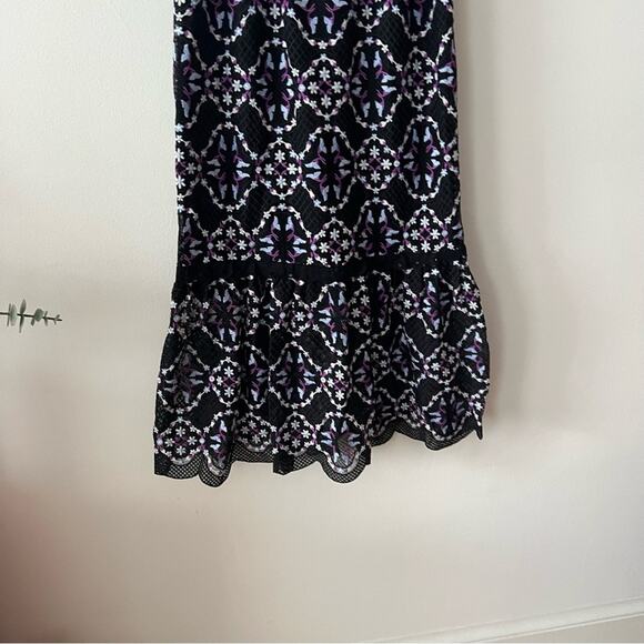 Sandro Inaya Guipure Embroidered Lace Midi Dress - Picture 4 of 9